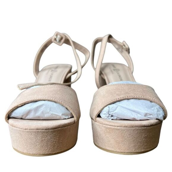 NEW Chinese Laundry Women’s Theresa Platform Nude Sandal 10 - Picture 5 of 12